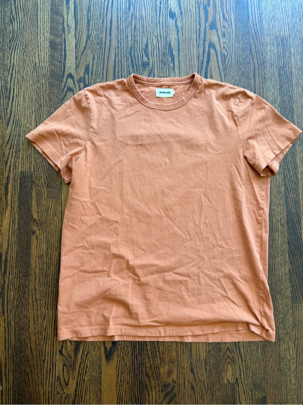 Men's Taylor Stitch Organic Cotton Tee - Rust Orange